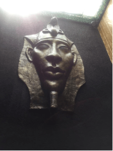 Pharoah head statue